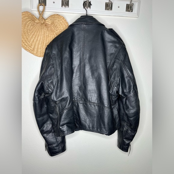 Frontier Leathers Leather biker jacket - Picture 5 of 10